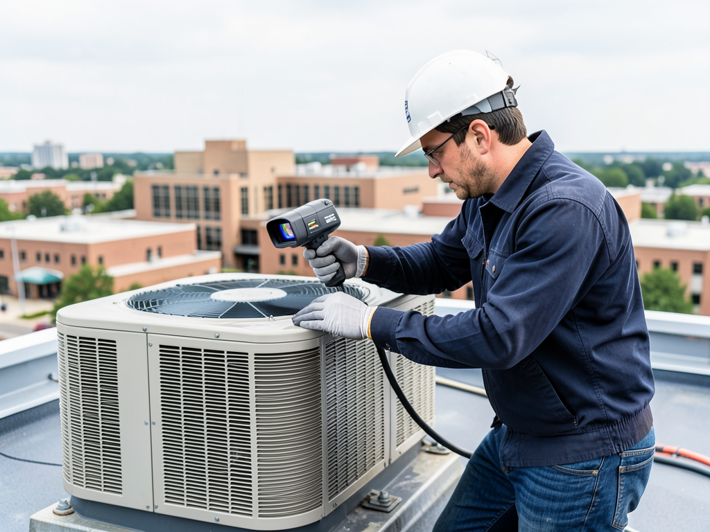 Commercial hvac maintenance and rooftop unit repai